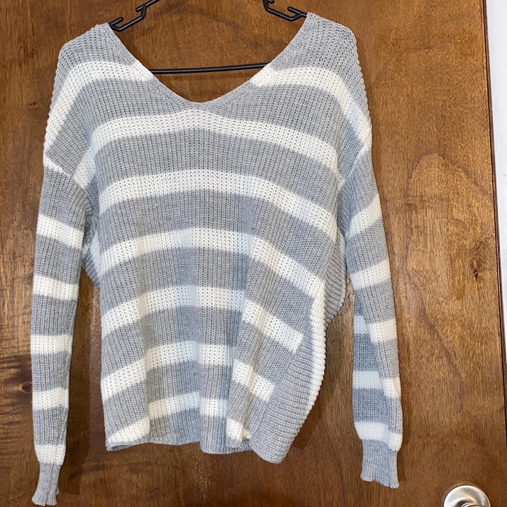 SHEIN twist back sweater
